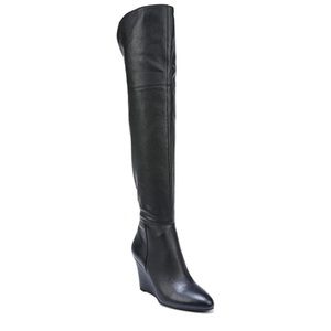 Via Spiga leather Kennedy Over the Knee Boots